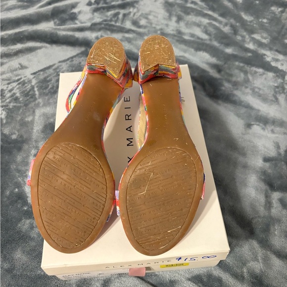 Alex Marie Colorful Patterned Heels - Picture 6 of 7